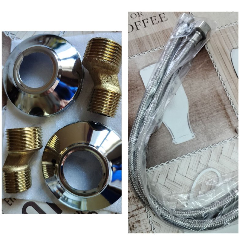 шланг, переходник, эксцентрики, гибкая подводка, чехол для оголовья наушников 2