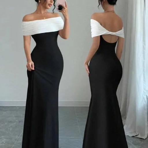 Black & White maxi dress