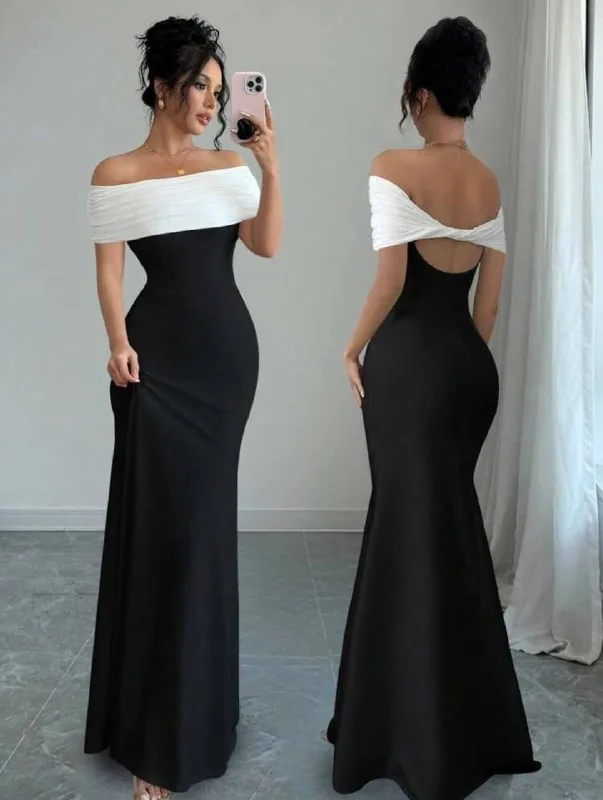 Black & White maxi dress 1