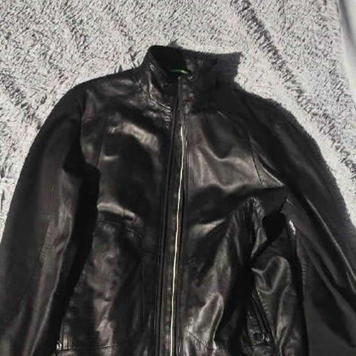 Кожаная куртка BOSS Green