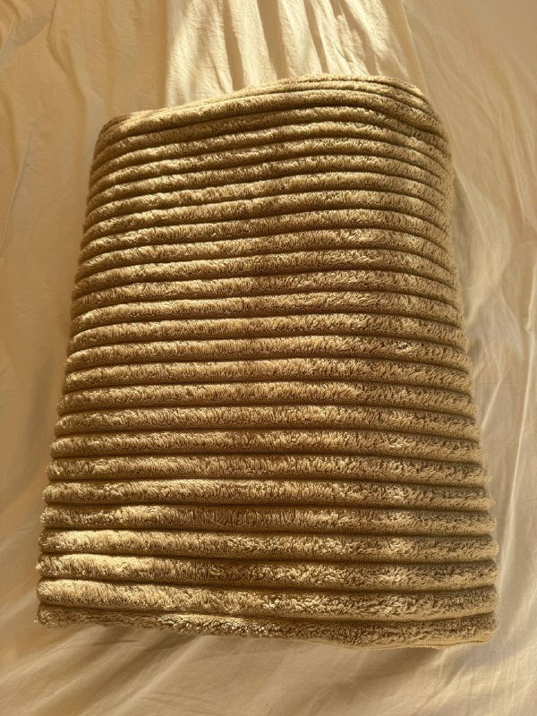 Теплый пушистый плед из велсофт 200х220 2