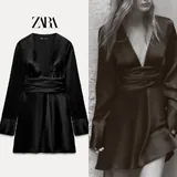 Шелковое платье Zara 2