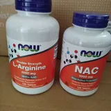L-Arginine и NAC NOW 1