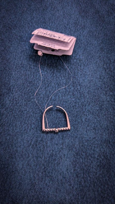 Кольцо с фианитом, 925 проба, регулируемое