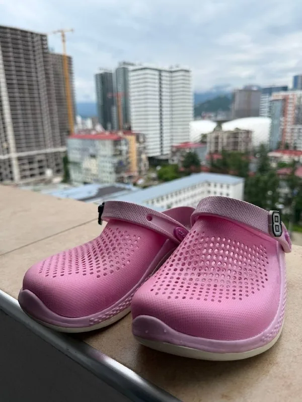 Crocs розовые, размер 38-39 1