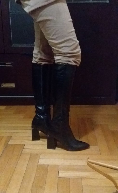 кожаные сапоги 40 размер 2