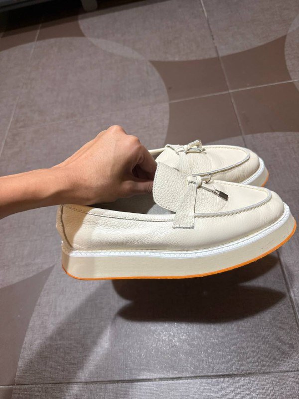 Женские бежевые лоферы 38 размер 2