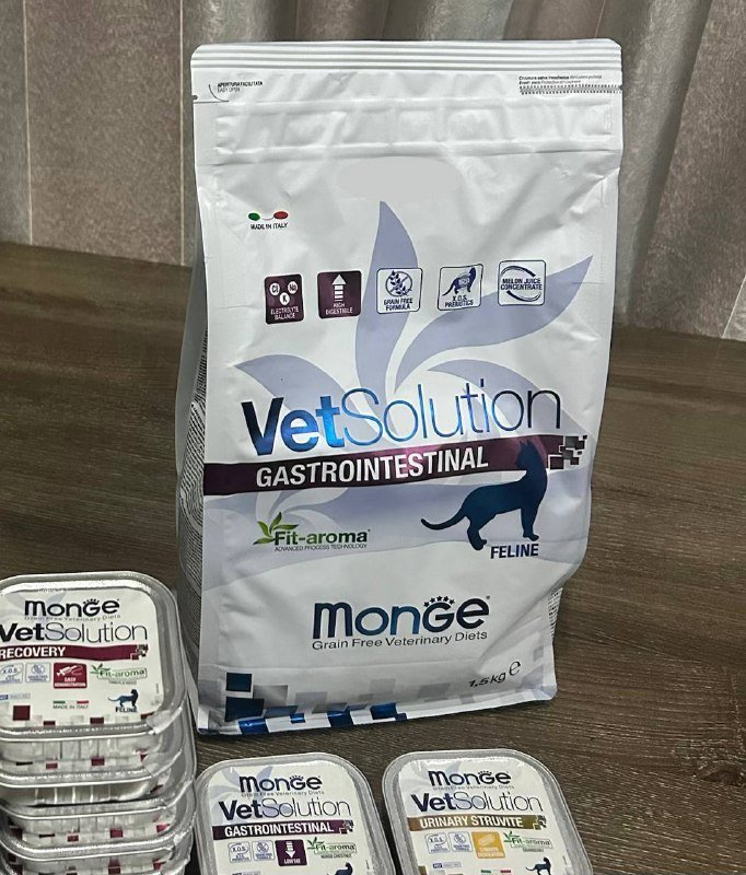 Сухой корм для кошек Monge GASTROINTESTINAL 1.5 кг