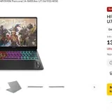 HP OMEN Transcend 14, Asus ROG Strix G18 1