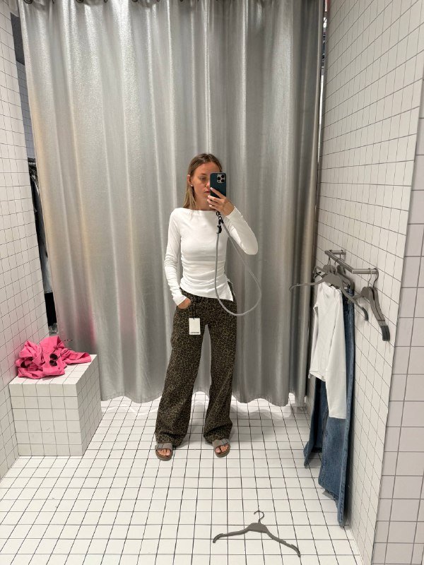 Леопардовые джинсы bershka 36 размер 5