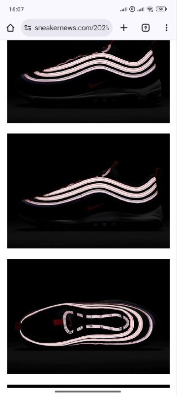 Мужские кроссовки Nike Air Max 97 'Sunset' 45 размер 9