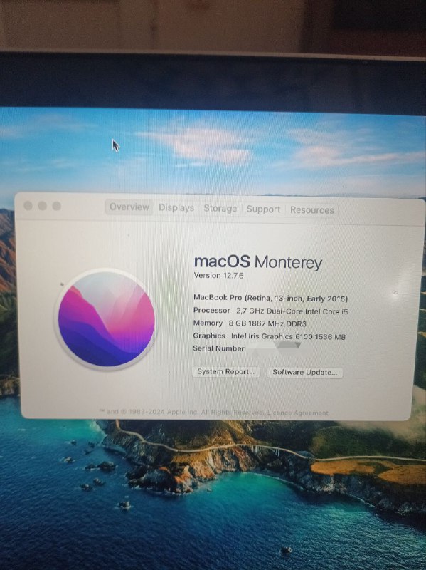 MacBook Pro 2015, 13.3 inch, 128GB SSD, i5 2