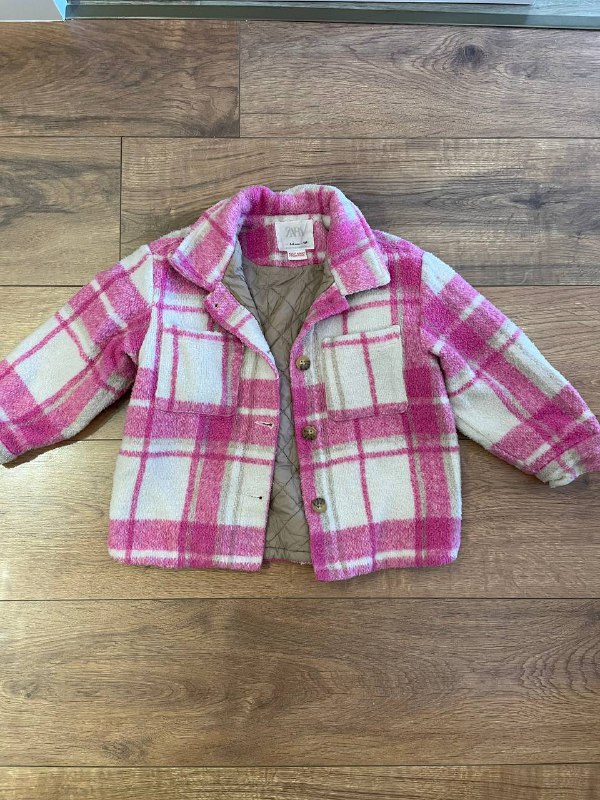 Джинсовка, Рубашка-куртка Zara для детей 3-4 года 3