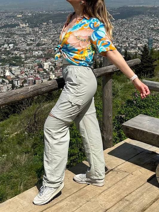 Походные спортивные брюки-шорты женские s-m 4