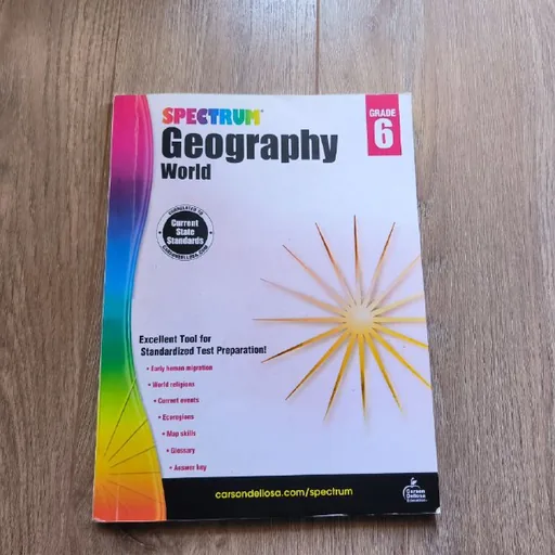 Spectrum Geography World, 6 grade