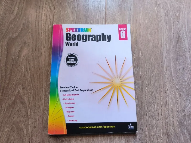 Spectrum Geography World, 6 grade