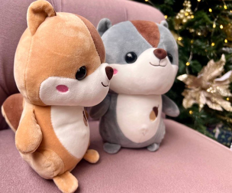 Мягкие игрушки белочки 2