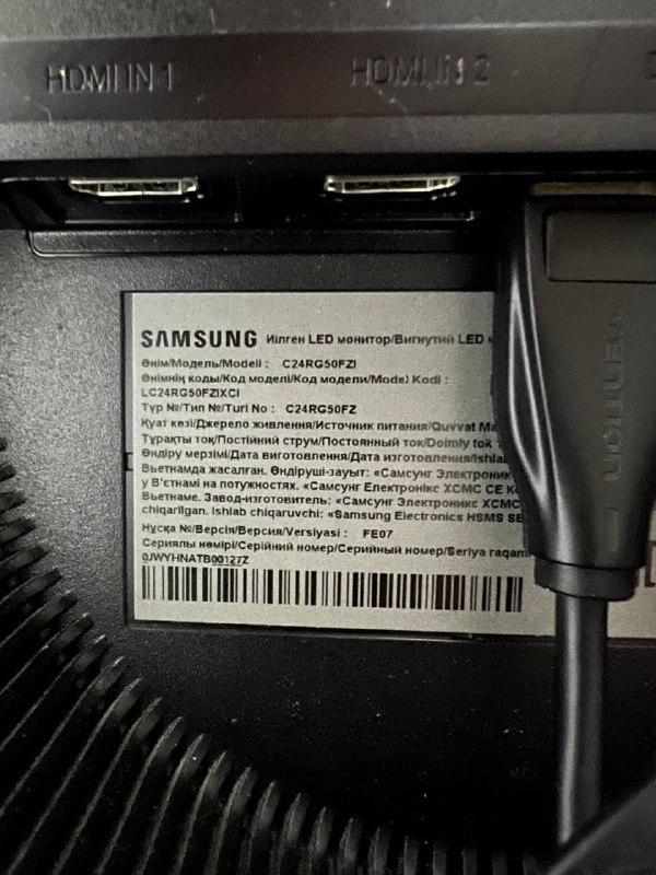 Продаю монитор Samsung C24RG50FZI 4