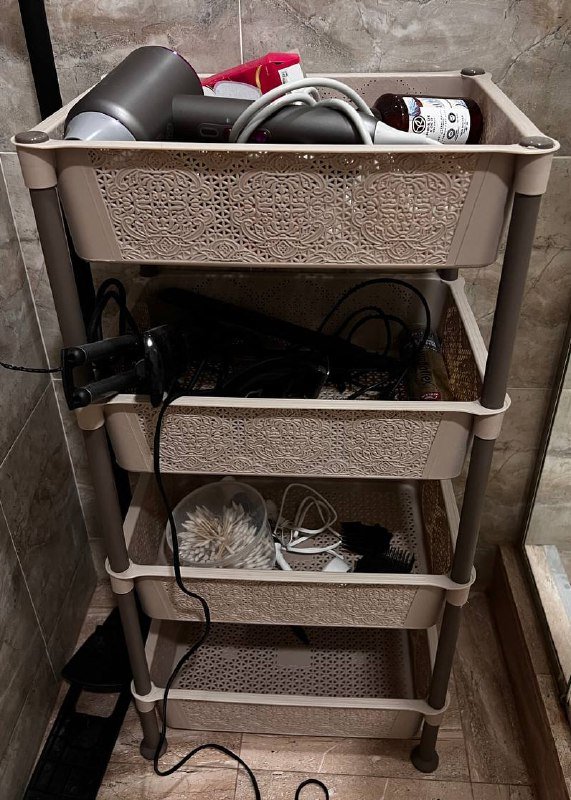 пластиковая этажерка полка