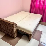 Диван раскладной из искусственного ротанга 3
