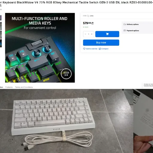 Razer BlackWidow V4 75% клавиатура
