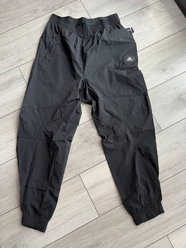 Черные мужские брюки Adidas