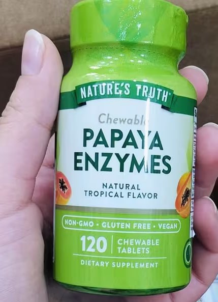 Chewable Papaya Enzymes Supplement