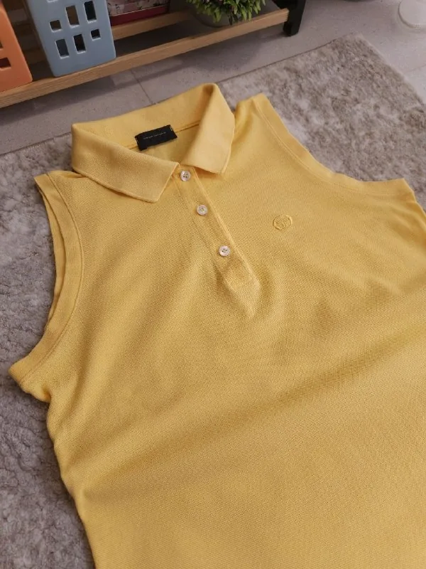 Жёлтое поло без рукавов Sergio Tacchini 1
