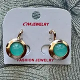 Серьги с бирюзовыми вставками 1