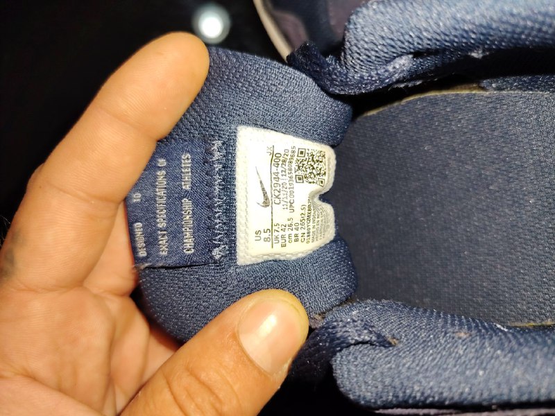 Мужские кроссовки Nike синие размер 42 3