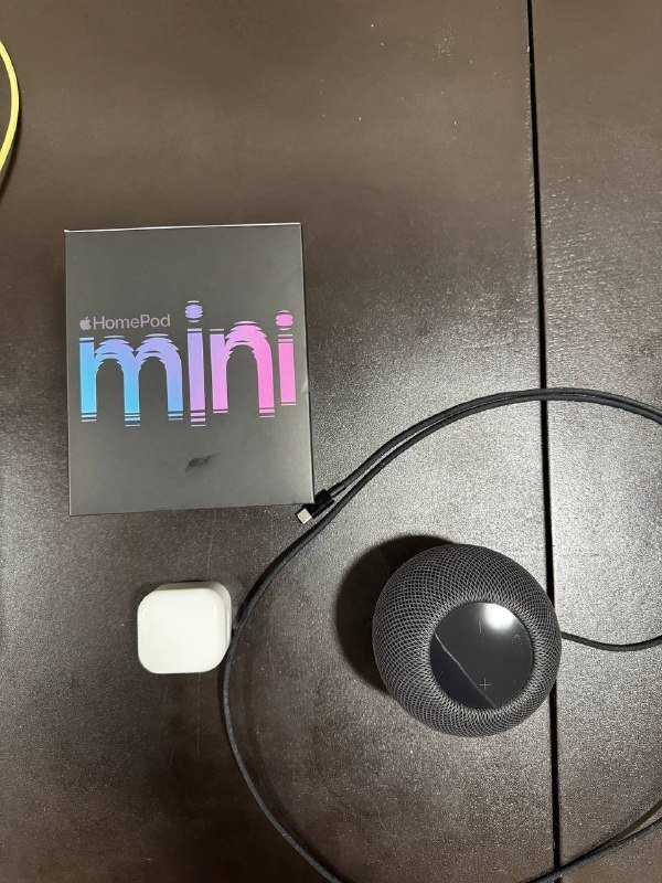 Колонки Apple HomePod mini жёлтая, чёрная