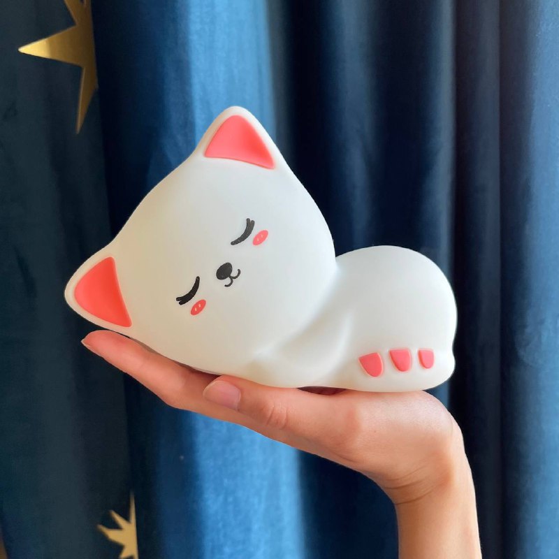 Котик-светильник