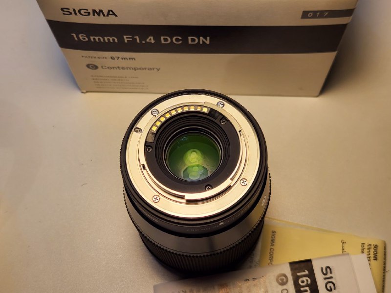 Объектив Sigma 16mm f1.4 для X-Mount Fujifilm 4