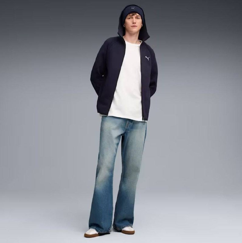 Мужская худи Puma new navy размер L 5