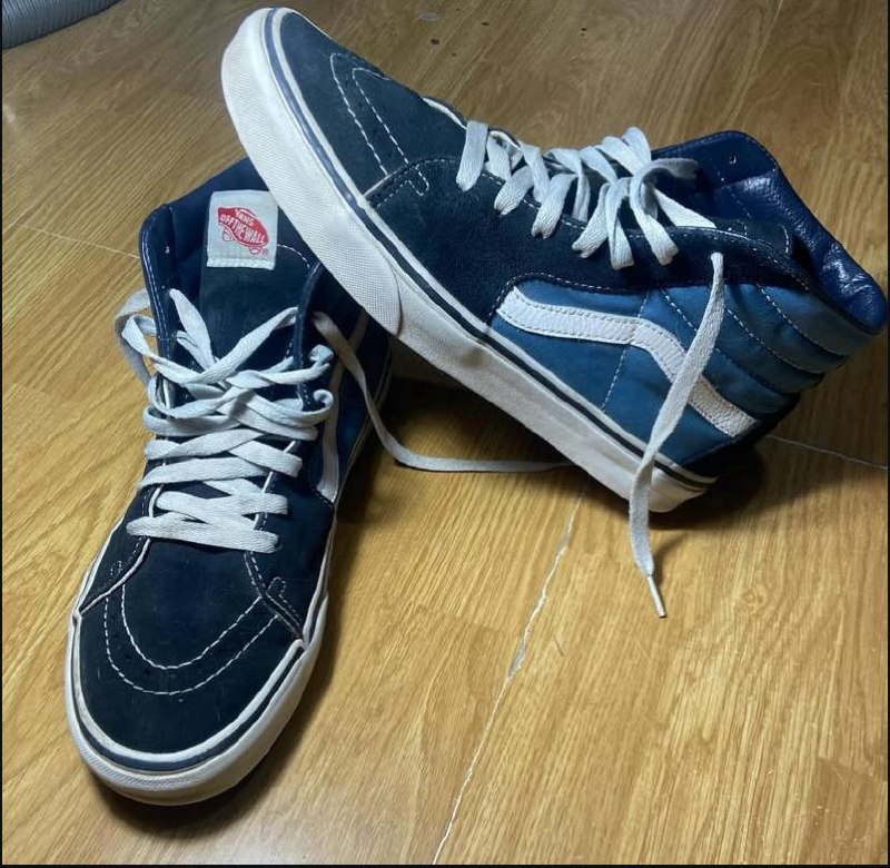 Vans old school hi shoes size 42 4