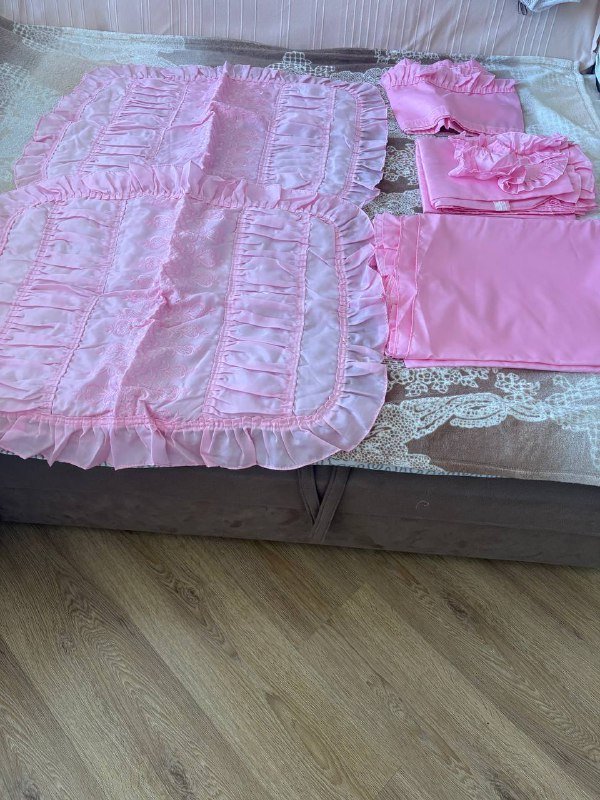 Покрывало, наволочки, шторы, подхваты, ламбрекен 2