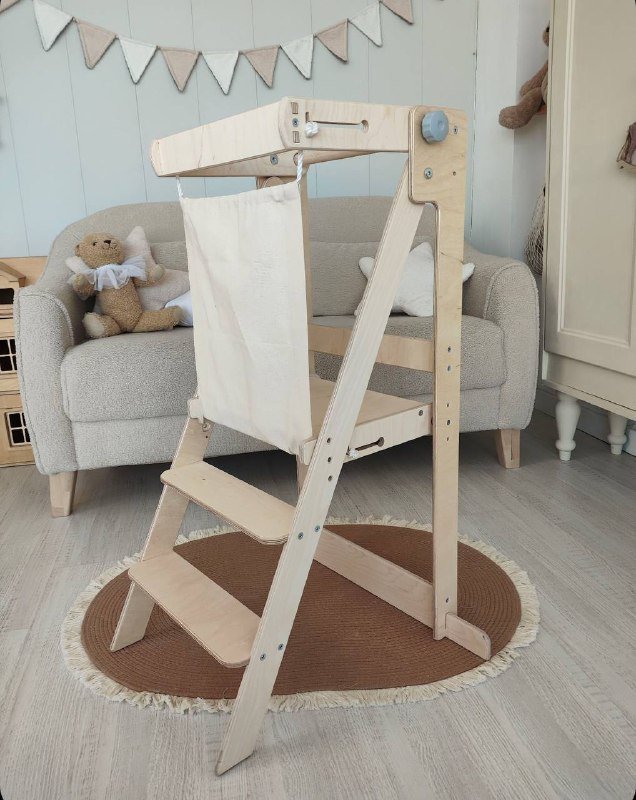 Детская башня помощника, деревянная