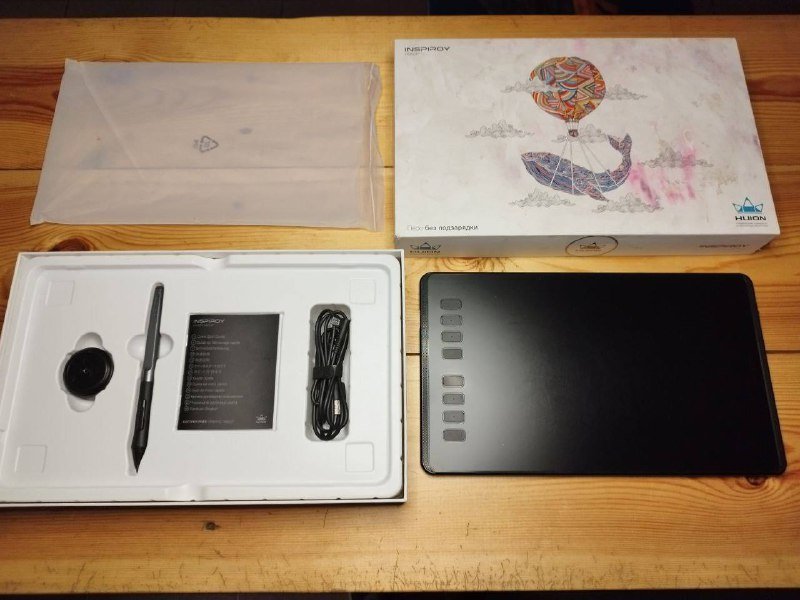 Планшет графический Huion Inspiroy h640p
