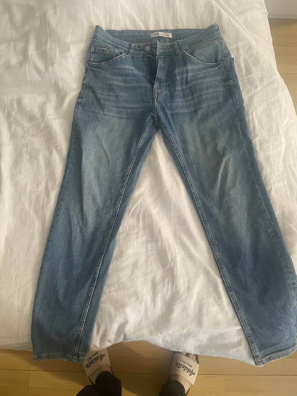 Мужские скини джинсы Zara 2