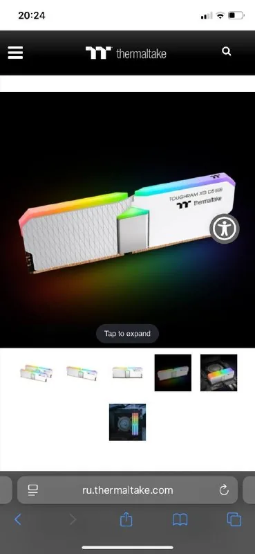 Оперативная память Thermaltake DDR5 5600 16GB 1