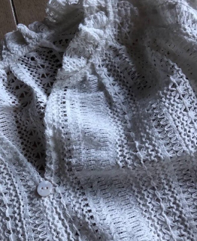 Женская элегантная кружевная блузка с V-образным вырезом и длинными рукавами 3