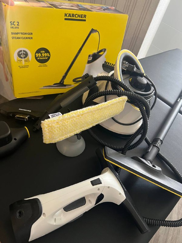 Паровой очиститель KARCHER SC 2 deluxe с насадками и вакуумным аппаратом