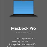 MacBook Pro 14" M4 Pro 24GB 1TB 2