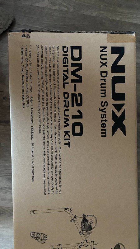 Электронная барабанная установка NUX DM-210 3