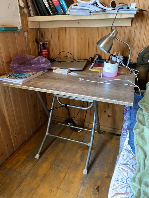 стиральная машина, шкафы, 2 складных стола, стеллаж, доска 5