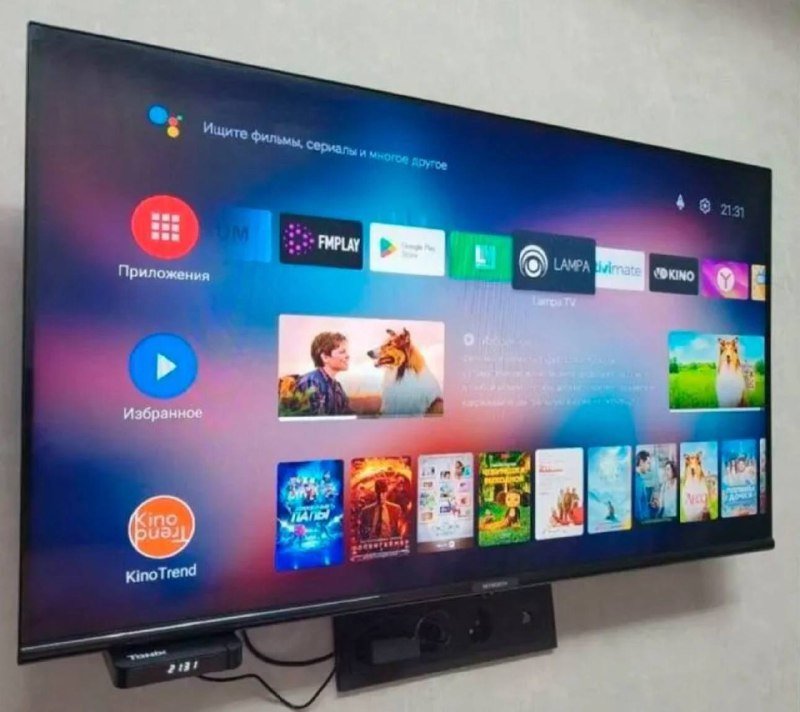 Приставка Tanix для телевизора с пультом и переходником HDMI