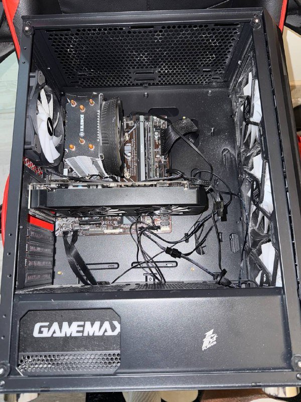 Игровой ПК, монитор 27”, клавиатура, мышь, наушники 4