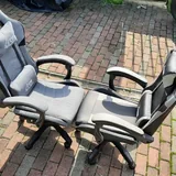 Игровые компьютерные кресла, тканевое и кожаное 2