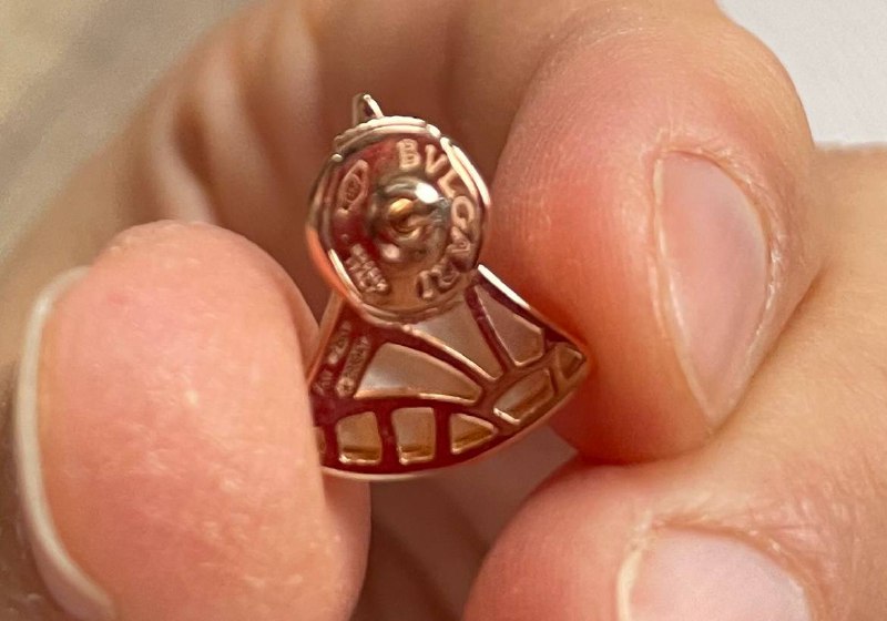 Сережки бижутерия серебро под золото, Bvlgari, Van Cleef& Arpels 2
