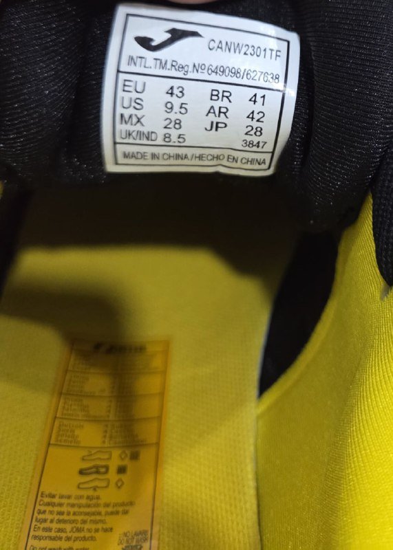 Футбольные бутсы Joma Cancha, размер 43 4